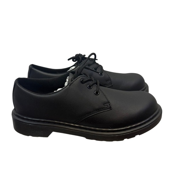 Dr Martens 1461 Mono Y Black Leather Oxford Shoes Size 6 Youth